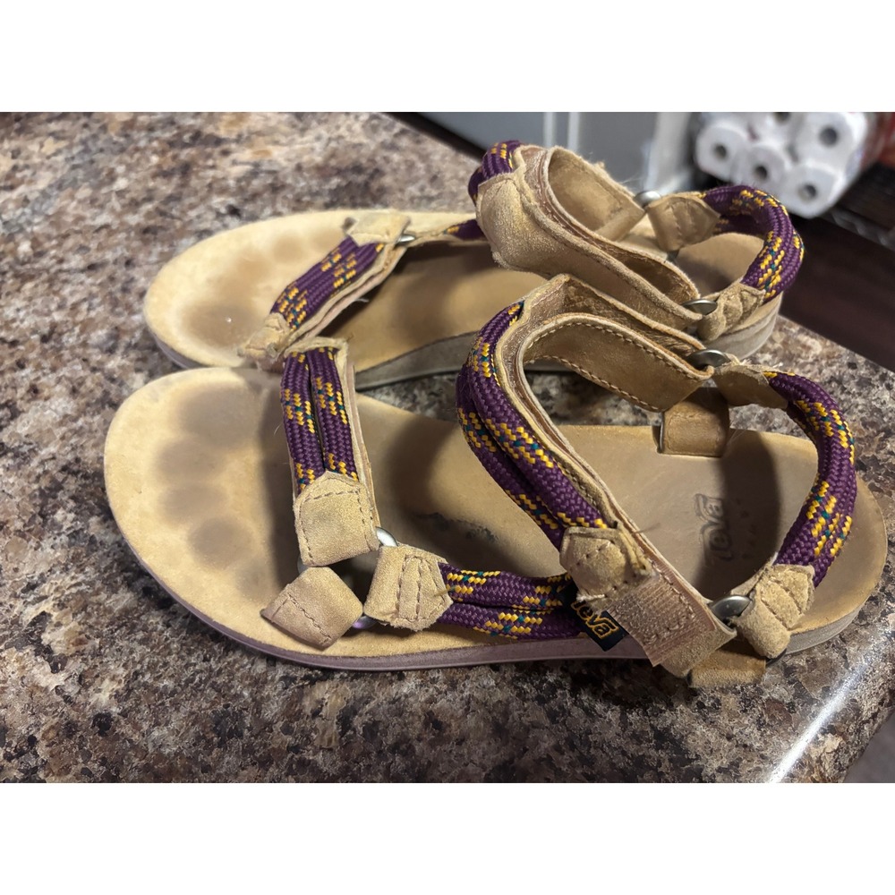 Teva Alp Premier Sandals Womens 8 Purple Cord Suede Strappy Outdoor 1015469 - Picture 3 of 12